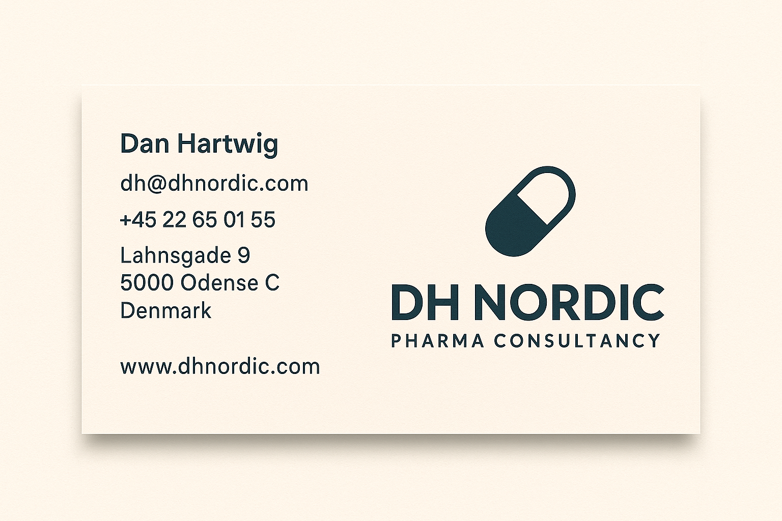DH Nordic Business Card